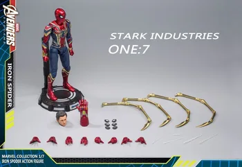 Pravi 1/7 Pokretna Lutka Avenger Savez Iron Man Čovjek-Pauk Crna Udovica Rocky Iron Man Spider-Man Model Ručne Igračka Poklon