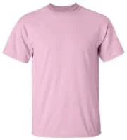 Pink udoban ženska majica Okruglog izreza