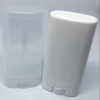 Prijenosni DIY 15 ml Plastične Prazne Ovalni Balzam Za usne Cijevi Dezodorans Kontejneri Moda Ruž za Usne Cijevi LX6453