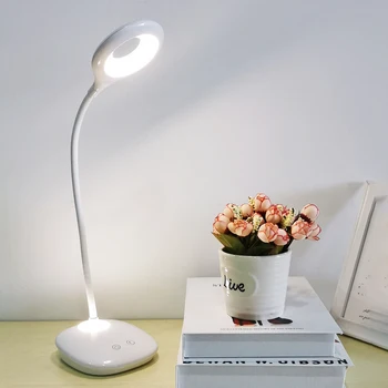 Fleksibilna Led Lampe za Stolni Punjiva USB Dodirni Prekidač 4 Načina Zaštita Očiju Stolni Svjetlo noćno svjetlo za Čitanje Ured Student