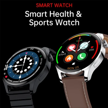 Novi Pametni Satovi Za Muškarce I Žene 390*390 HD Ekran Bluetooth Poziv Čelične Sat Fitness Tracker Smartwatch Za Xiaomi Huawei Telefon 2022