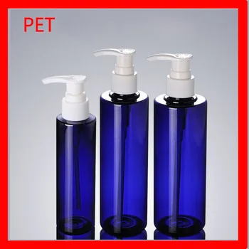100/200/250 ML PET plava plastična boca w bijela Press Losion Pumpa šampon je Kozmetika kontejner prazan Pjena Sapun za Višekratnu Upotrebu boce