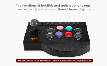 Arkada Fightstick Igra navigacijsku tipku Gaming Kontroler za PC/PS4/PS3/XBOX ONE Game Rocker Gampad Handle Controller