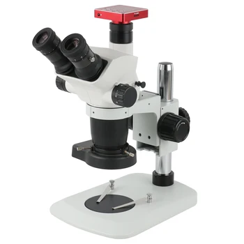 6.7-45X Kontinuirani Zoom Тринокулярный Stereo Mikroskop 37MP Skladište Vidoe C Mount Adapter Telefon PCB Lemljenje Popravak