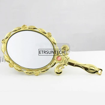 Klasicni Ukrasna Ogledala Berba Ovalne, Okrugle Ljepote Sujeta Make-Up Ogledalo Ručno Ogledalo Žene Šminka F2106