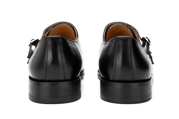 Dvostruki Redovnik Stil Mladenka Haljina Formalne Najbolje Muške Cipele Crna Prirodna Koža Originalni Poslovni Dizajnerske Cipele