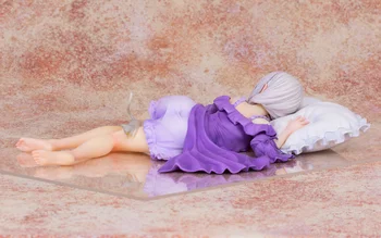 Original:AnimeRe:Zero Emilia Sleeping position PVC Lik Anime Lik Model Igračke Figurica Zbirka Lutka Poklon