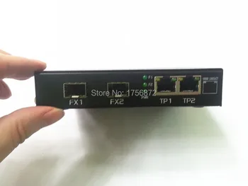 Sfp 2xfiber+ 2xRJ45 Unmanaged 10/100/1000 Mbit/s Мегабитный Ethernet Utvrđuju Prebaciti Bez optičkih modula