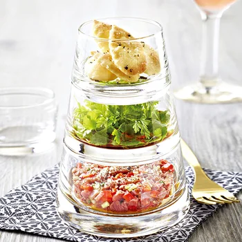 4 seta kombinacije Bubalo belgijski uvozni kreativno staklena krigla salata od četiri dijela десертная zdjelu ukusne пирамидальный odijelo